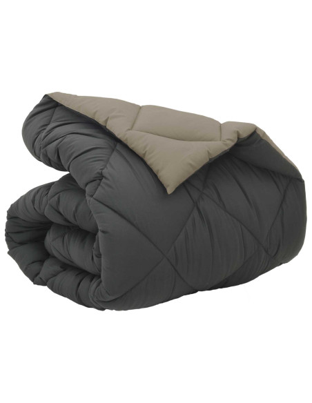 Duvet Invernale Grigio chiaro e Antracite 220 x 155 cm