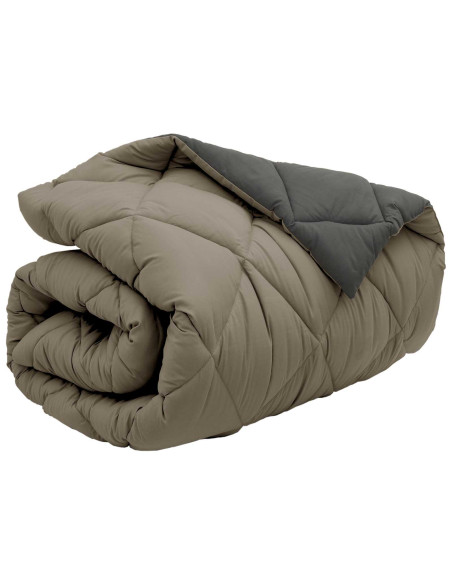 Duvet Invernale Grigio chiaro e Antracite 220 x 155 cm