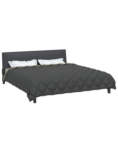 Duvet Invernale Grigio chiaro e Antracite 240 x 260 cm