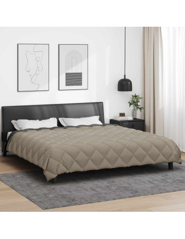 Duvet Invernale Grigio chiaro e Antracite 240 x 260 cm