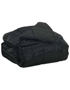 Duvet Estivo Nero 200 x 135 cm Satin e Micropile 2