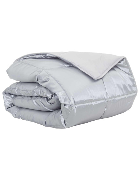 Duvet Estivo Argento 220 x 135 cm Satin e Micropile