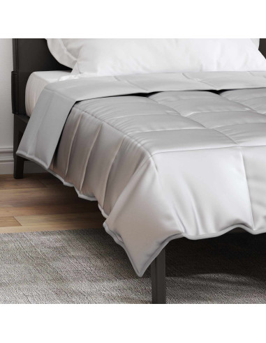 Duvet Estivo Argento 220 x 140 cm Satin e Micropile