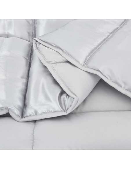 Duvet Estivo Argento 220 x 140 cm Satin e Micropile