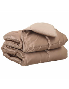Piumone Completo Annuale Oro 240 x 200 cm Satin e Micropile 2