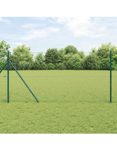 Palo della recinzione Verde 25 x 1,2 m (rete da 25 mm) Acciaio