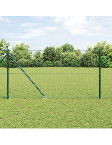 Palo della recinzione Verde 25 x 1,2 m (rete da 25 mm) Acciaio