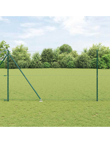 Palo della recinzione Verde 25 x 1,5 m (rete da 25 mm) Acciaio