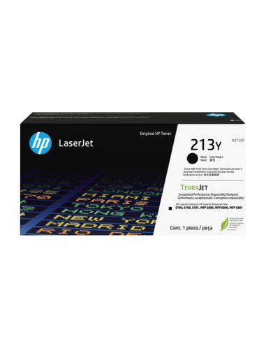 HP Cartuccia toner originale nero ad altissima capacità LaserJet 213Y
