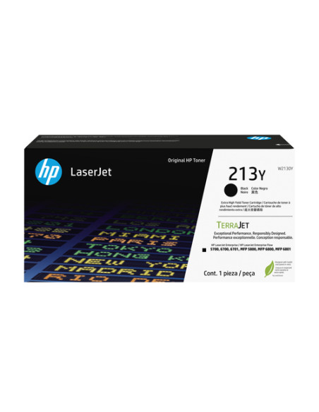 HP Cartuccia toner originale nero ad altissima capacità LaserJet 213Y