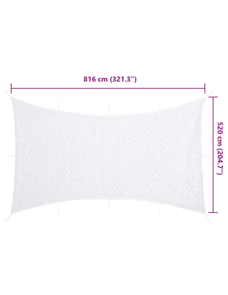 Rete Mimetica con Custodia di Conservazione 816x520 cm Bianca