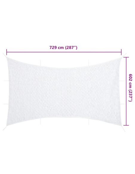 Rete Mimetica con Custodia di Conservazione 729x602 cm Bianca