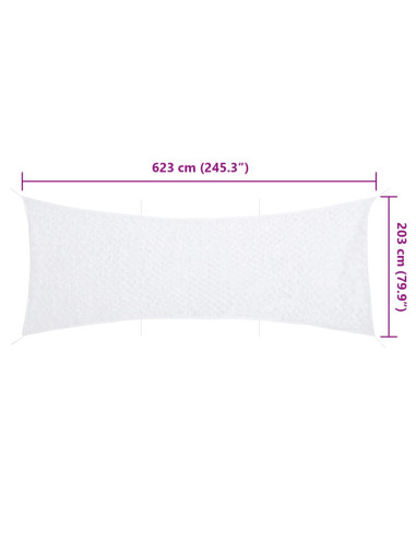 Rete Mimetica con Custodia di Conservazione 623x203 cm Bianca