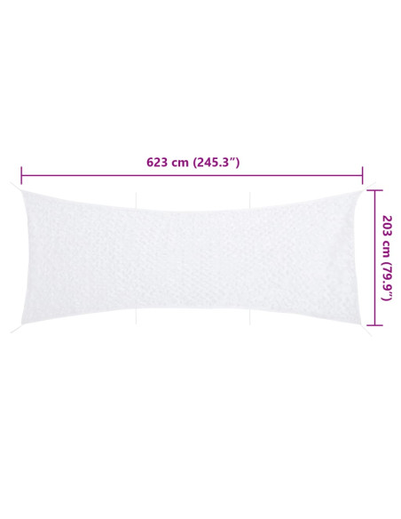 Rete Mimetica con Custodia di Conservazione 623x203 cm Bianca