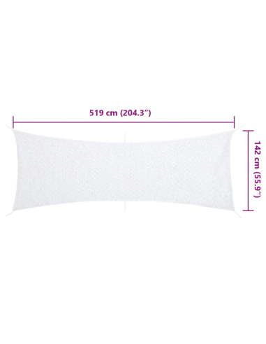 Rete Mimetica con Custodia di Conservazione 519x142 cm Bianca