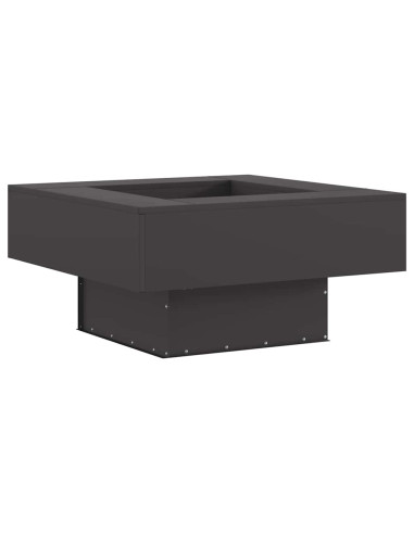 Focolare Nero 80 x 80 x 40 cm Acciaio