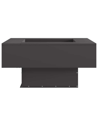 Focolare Nero 80 x 80 x 40 cm Acciaio