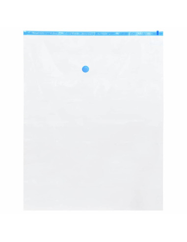 Sacchetti per Stoccaggio 5 pcs Trasparente e Blu 130 x 100 cm