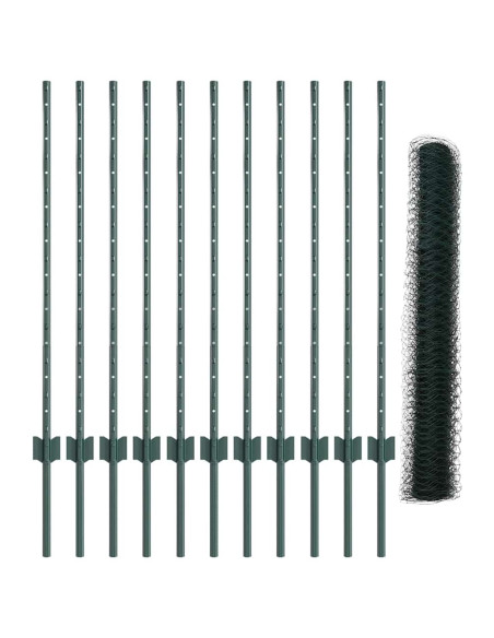 Recinzione con Posto Verde 1 x 25 m Acciaio