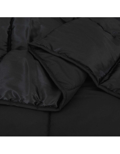 Piumone Completo Annuale Nero 220 x 260 cm Satin e Micropile