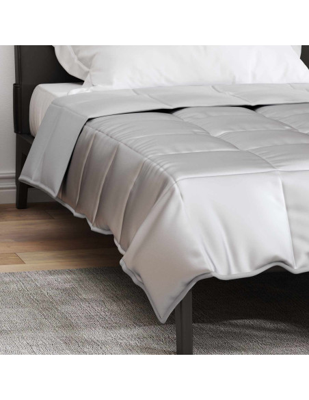 Piumone Completo Annuale Argento 200 x 135 cm Satin e Micropile
