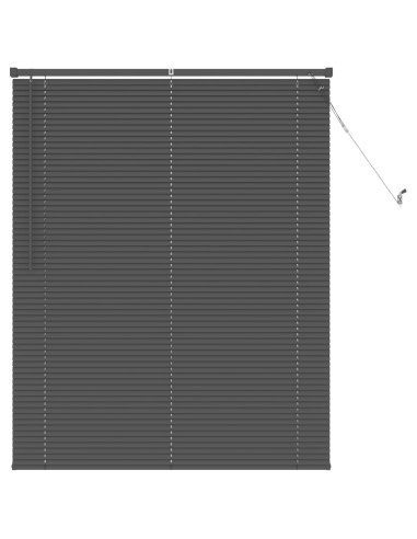 Tenda Veneziana Regolabile Grigio Argento 150 x 120 cm PVC