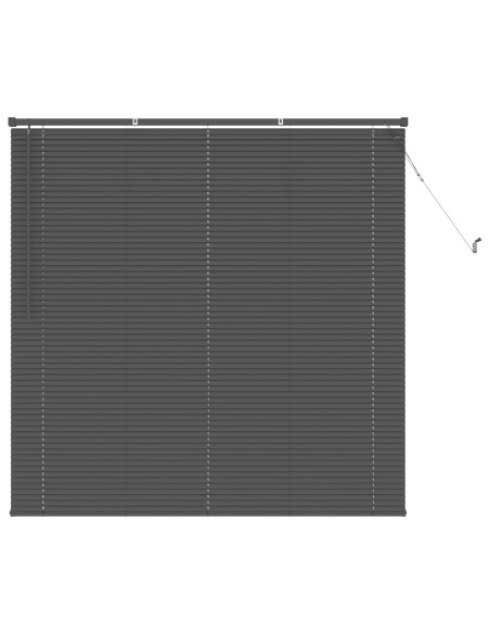 Tenda Veneziana Regolabile Grigio Argento 150 x 150 cm PVC