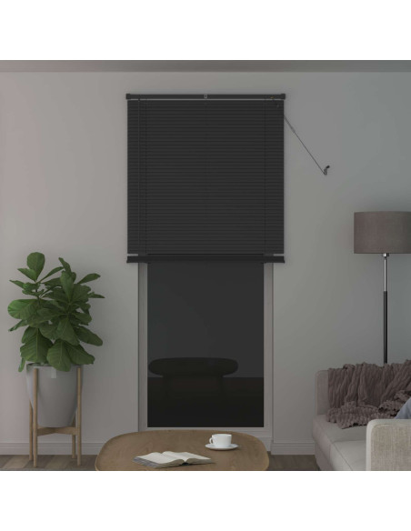 Tenda Veneziana Regolabile Grigio Argento 213 x 90 cm PVC