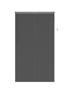 Tenda Veneziana Regolabile Grigio Argento 213 x 110 cm PVC 2