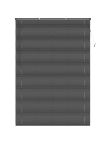 Tenda Veneziana Regolabile Grigio Argento 213 x 160 cm PVC