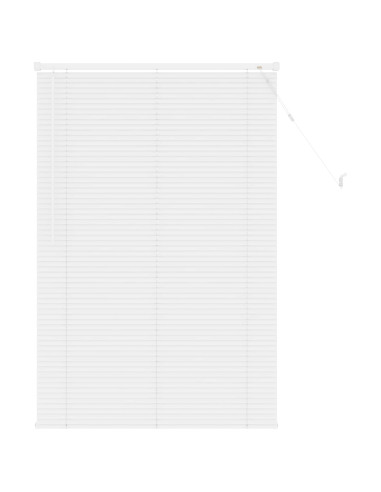 Tenda Veneziana Regolabile Bianco 150 x 80 cm PVC