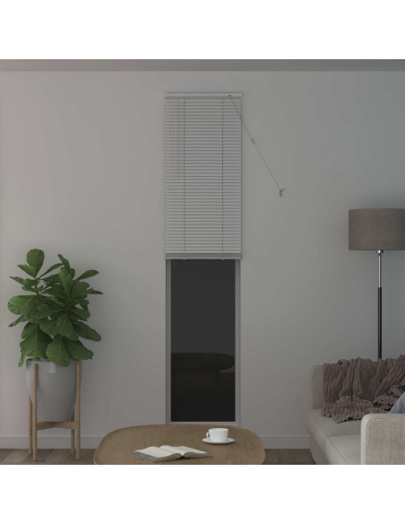 Tenda Veneziana Regolabile Bianco 213 x 40 cm PVC