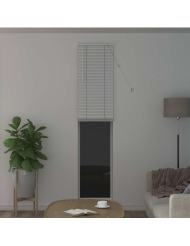 Tenda Veneziana Regolabile Bianco 213 x 50 cm PVC