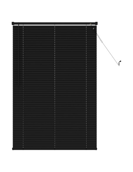 Tenda Veneziana Regolabile Nero 150 x 70 cm PVC