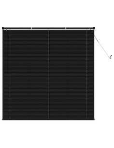 Tenda Veneziana Regolabile Nero 150 x 150 cm PVC 2