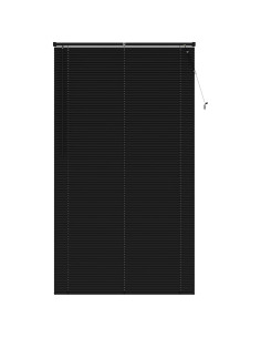 Tenda Veneziana Regolabile Nero 213 x 120 cm PVC 2