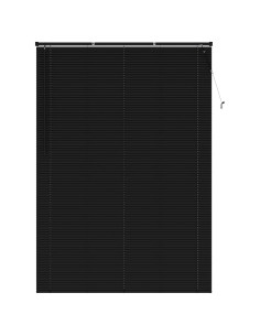 Tenda Veneziana Regolabile Nero 213 x 130 cm PVC 2