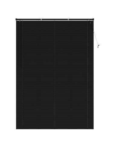 Tenda Veneziana Regolabile Nero 213 x 140 cm PVC
