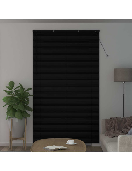 Tenda Veneziana Regolabile Nero 213 x 140 cm PVC