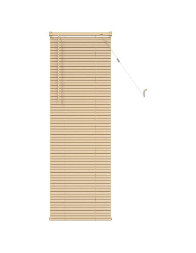 Tenda Veneziana Marrone Chiaro con Motivo 150 x 50 cm PVC