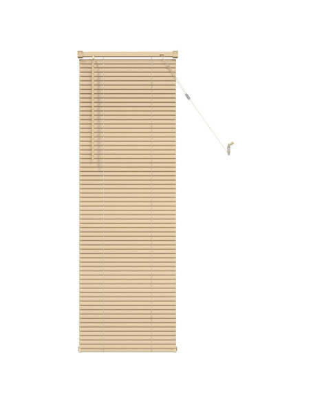 Tenda Veneziana Marrone Chiaro con Motivo 150 x 60 cm PVC