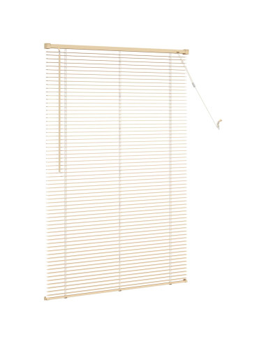 Tenda Veneziana Marrone Chiaro con Motivo 150 x 100 cm PVC