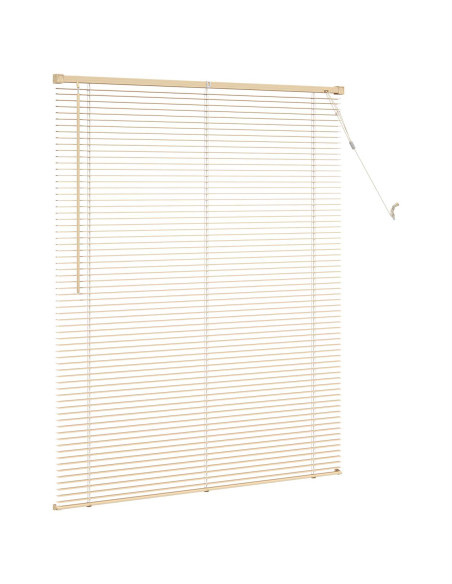 Tenda Veneziana Marrone Chiaro con Motivo 150 x 110 cm PVC