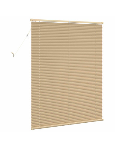 Tenda Veneziana Marrone Chiaro con Motivo 150 x 110 cm PVC