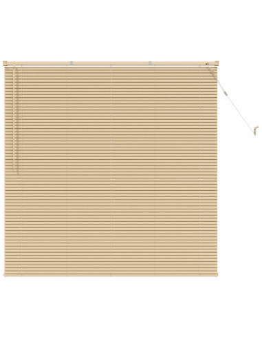 Tenda Veneziana Marrone Chiaro con Motivo 150 x 130 cm PVC