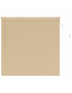 Tenda Veneziana Marrone Chiaro con Motivo 150 x 150 cm PVC 2