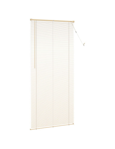 Tenda Veneziana Marrone Chiaro con Motivo 213 x 90 cm PVC