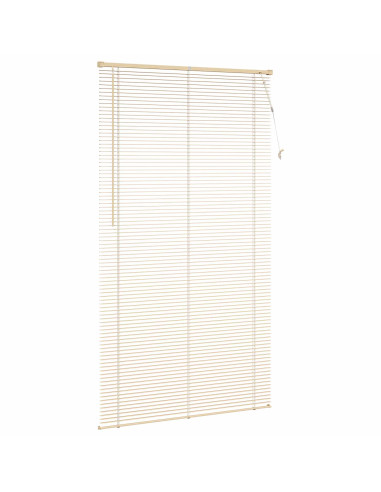 Tenda Veneziana Marrone Chiaro con Motivo 213 x 110 cm PVC