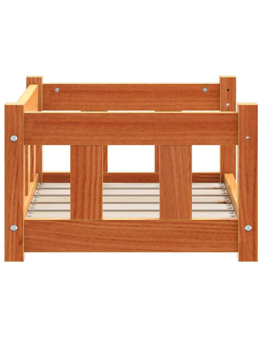 Letto per Cani Marrone cerato 55 x 45 x 28 cm Pino massello