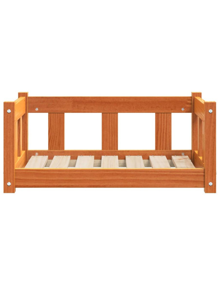 Letto per Cani Marrone cerato 65,5 x 50 x 28 cm Pino massello